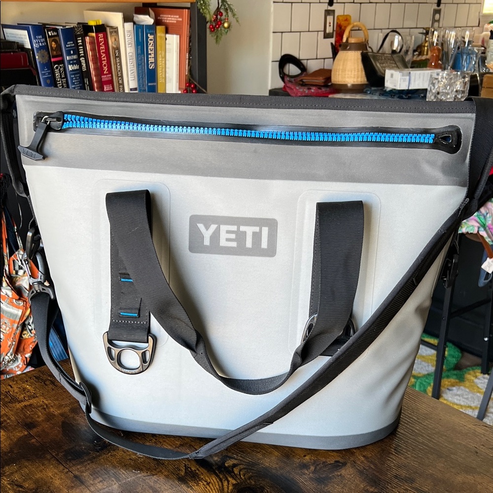 YETI Two-Tone Gray Duffel Bag